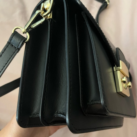 Vera Pelle black bag or crossbody bag - Picture 4 of 9